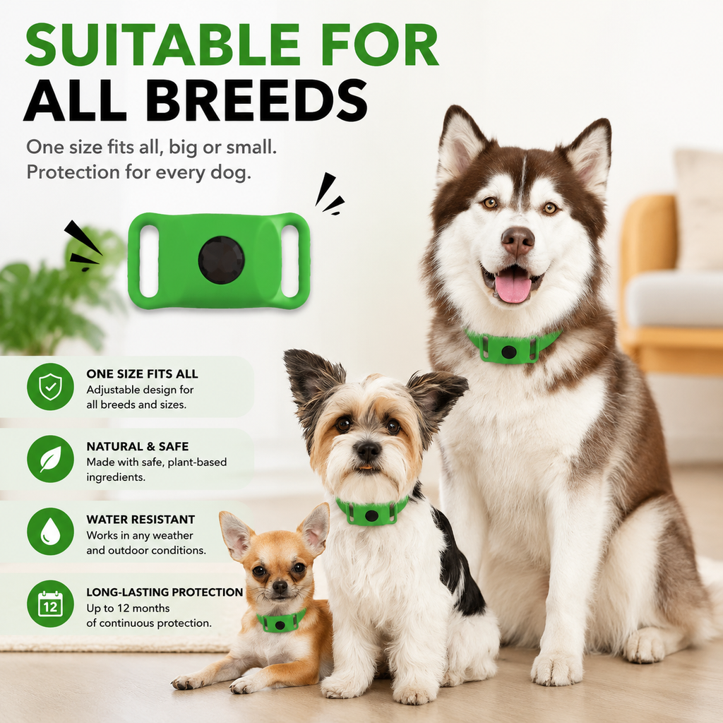 Natural Flea &amp; Tick Protection Collar